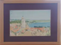 Tableaux, vente, peinture, aquarelle, Aigues-Mortes