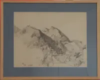 Dessin, La Béoux, Crayon