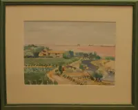 Peinture, aquarelle, Camargue, été